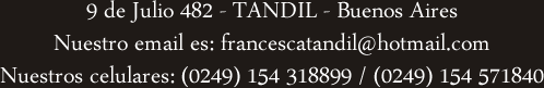 Francesca Bed & Breakfast - Casa de Alquiler Temporal en Tandil
