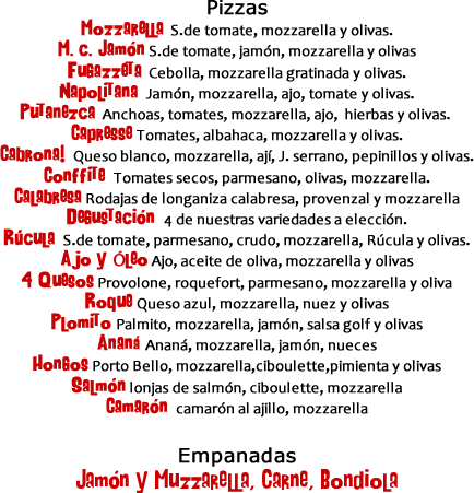 Pizzas y Tapas Comé Cabrón - Tandil - Argentina