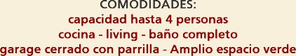 Casa de Alquiler Temporario en Tandil - Paraje del Calvario - Zona El Calvario