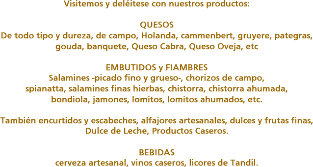 Granja El Calvario - Quesería - Tandil