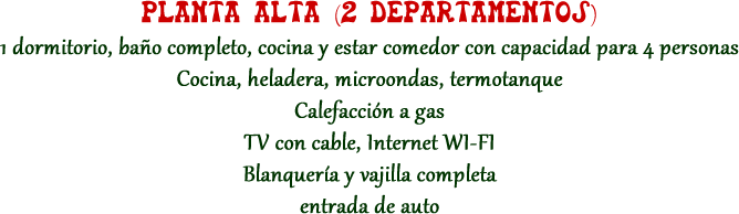 Departamentos de Alquiler Temporal en Tandil