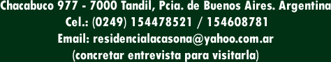 La Casona - Pensión para estudiantes - Tandil