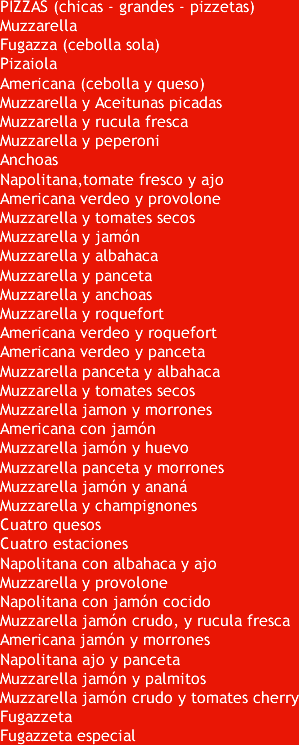 Ramona Pizzas - Tandil